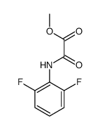 methyl 2-(2,6-difluoroanilino)-2-oxoacetate Structure