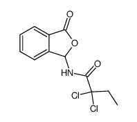 3-(2,2-dichloro-butyrylamino)-phthalide Structure