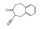 7-oxo-6,7,8,9-tetrahydro-5H-benzocycloheptene-6-carbonitrile结构式