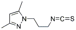 1-(3-ISOTHIOCYANATO-PROPYL)-3,5-DIMETHYL-1H-PYRAZOLE结构式