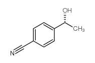 (R)-1-(4-氰基苯基)乙醇结构式