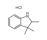 (+/-)-2,3,3-trimethyl-indoline, hydrochloride Structure