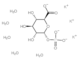 a-d-glucuronic acid 1-phosphate*tripotas sium structure