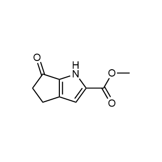 6-氧代-4,5-二氢-1H-环戊[b]吡咯-2-甲酸甲酯结构式