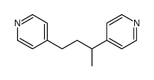 4-(4-pyridin-4-ylbutan-2-yl)pyridine结构式