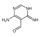 4,6-二氨基嘧啶-5-甲醛结构式