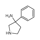 3-phenyl-3-pyrrolidinamine结构式