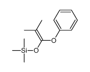 trimethyl-(2-methyl-1-phenoxyprop-1-enoxy)silane Structure