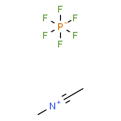 ethylidynemethylammonium hexafluorophosphate结构式