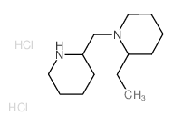 2-Ethyl-1-(2-piperidinylmethyl)piperidine dihydrochloride结构式