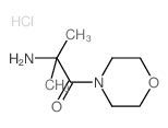 2-Amino-2-methyl-1-(4-morpholinyl)-1-propanone hydrochloride Structure