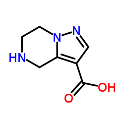 4,5,6,7-Tetrahydropyrazolo[1,5-a]pyrazine-3-carboxylic acid Structure