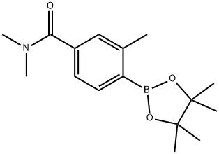 4-(Dimethylaminoformyl)-2-methylphenylboronic acid pinacol ester structure