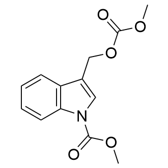 3-((((甲氧羰基)氧基)甲基)-1H-吲哚-1-甲酸甲酯图片