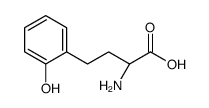 (S)-2-amino-4-(2-hydroxyphenyl)butanoic acid structure