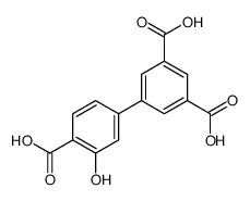 5-(4-carboxy-3-hydroxyphenyl)benzene-1,3-dicarboxylic acid结构式