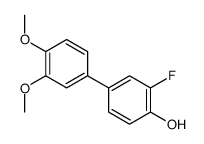 4-(3,4-dimethoxyphenyl)-2-fluorophenol结构式