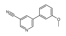 5-(3-methoxyphenyl)pyridine-3-carbonitrile Structure