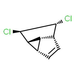 Cyclopropa[cd]pentalene, 1,2-dichloro-1,2,2a,2b,4a,4b-hexahydro-, (1-alpha-,2-ba-,2a-ba-,2b-ba-,4a-ba-,4b-ba-)- (9CI) Structure