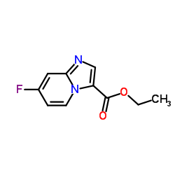 Ethyl 7-fluoroimidazo[1,2-a]pyridine-3-carboxylate structure