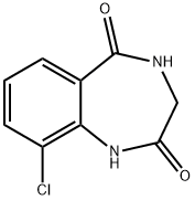 9-chloro-3,4-dihydro-1h-benzo[e][1,4]diazepine-2,5-dione Structure