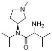 (S)-2-AMino-N-isopropyl-3-Methyl-N-(1-Methyl-pyrrolidin-3-yl)-butyraMide Structure