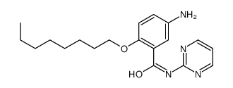 5-amino-2-octoxy-N-pyrimidin-2-ylbenzamide Structure