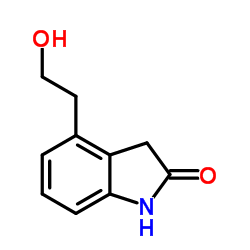 4-(2-羟乙基)氧化吲哚-2-星空app结构式