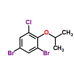 2,4-Dibromo-6-chloro-1-isopropoxybenzene结构式