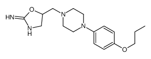 5-[[4-(4-propoxyphenyl)piperazin-1-yl]methyl]-4,5-dihydro-1,3-oxazol-2-amine结构式