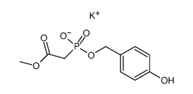 potassium 4-hydroxybenzyl (2-methoxy-2-oxoethyl)phosphonate Structure