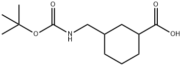 3-({[(叔丁氧基)羰基]氨基}甲基)环己烷-1-羧酸图片