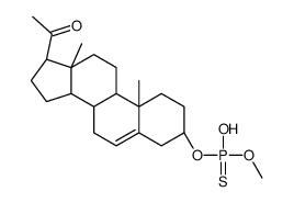 pregnenolone-3-O-methylthiophosphonate Structure