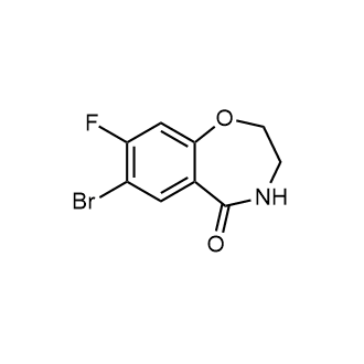 7-溴-8-氟-3,4-二氢苯并[f][1,4]氧氮杂-5(2H)-酮图片