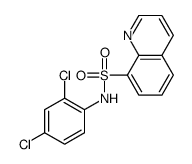 N-(2,4-dichlorophenyl)quinoline-8-sulfonamide结构式