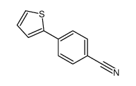 4-thiophen-2-ylbenzonitrile结构式