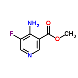 Methyl 4-amino-5-fluoronicotinate Structure