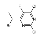 6-(1-BROMO-ETHYL)-4-CHLORO-5-FLUOROPYRIMIDINE picture