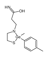 3-[2-methyl-2-(4-methylphenyl)-1,3,2-thiazagermolidin-3-yl]propanamide结构式