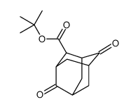 4,8-Dioxo-2-adamantanecarboxylic acid tert-butyl ester结构式