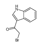 2-bromo-1-(1H-indol-3-yl)ethanone Structure