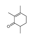 2,3,6-trimethylcyclohex-2-en-1-one Structure