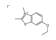 6-ethoxy-2,3-dimethyl-1,3-benzothiazol-3-ium,iodide结构式