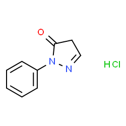 2-苯基-1,2-二氢-3H-吡唑-3-酮盐酸盐结构式
