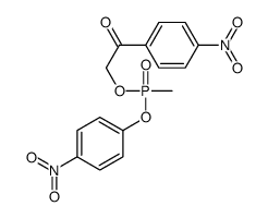 Methylphosphonic acid 4-nitrophenyl 2-(4-nitrophenyl)-2-oxoethyl ester picture