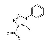 5-methyl-4-nitro-1-phenyl-1H-[1,2,3]triazole Structure