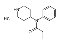 3,3,3-trideuterio-N-phenyl-N-piperidin-4-ylpropanamide,hydrochloride Structure