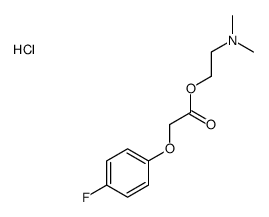 2-[2-(4-fluorophenoxy)acetyl]oxyethyl-dimethylazanium,chloride结构式