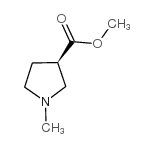 3-Pyrrolidinecarboxylicacid,1-methyl-,methylester,(3R)-(9CI)结构式