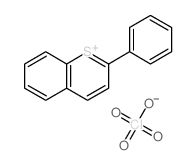 1-Benzothiopyrylium, 2-phenyl-, perchlorate结构式